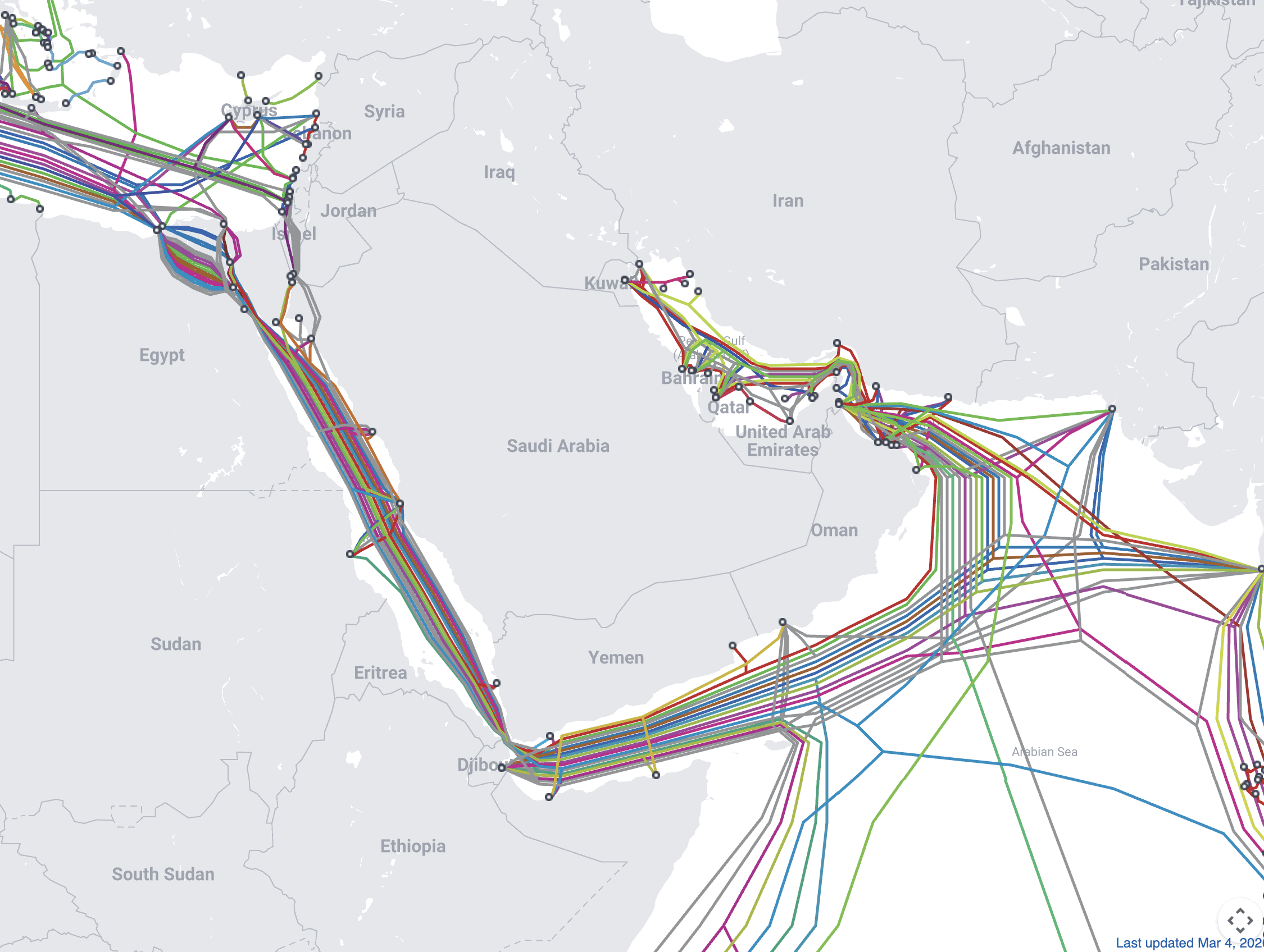 Will Iran damage undersea internet cables by...?