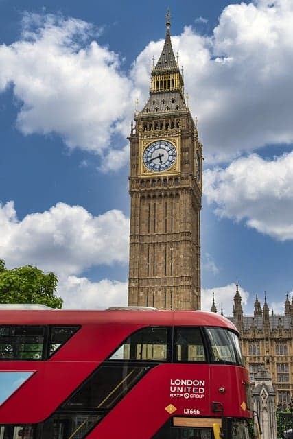 Highest temperature in London on September 5?