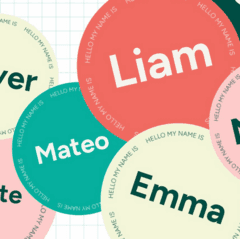 Most popular boy name 2025