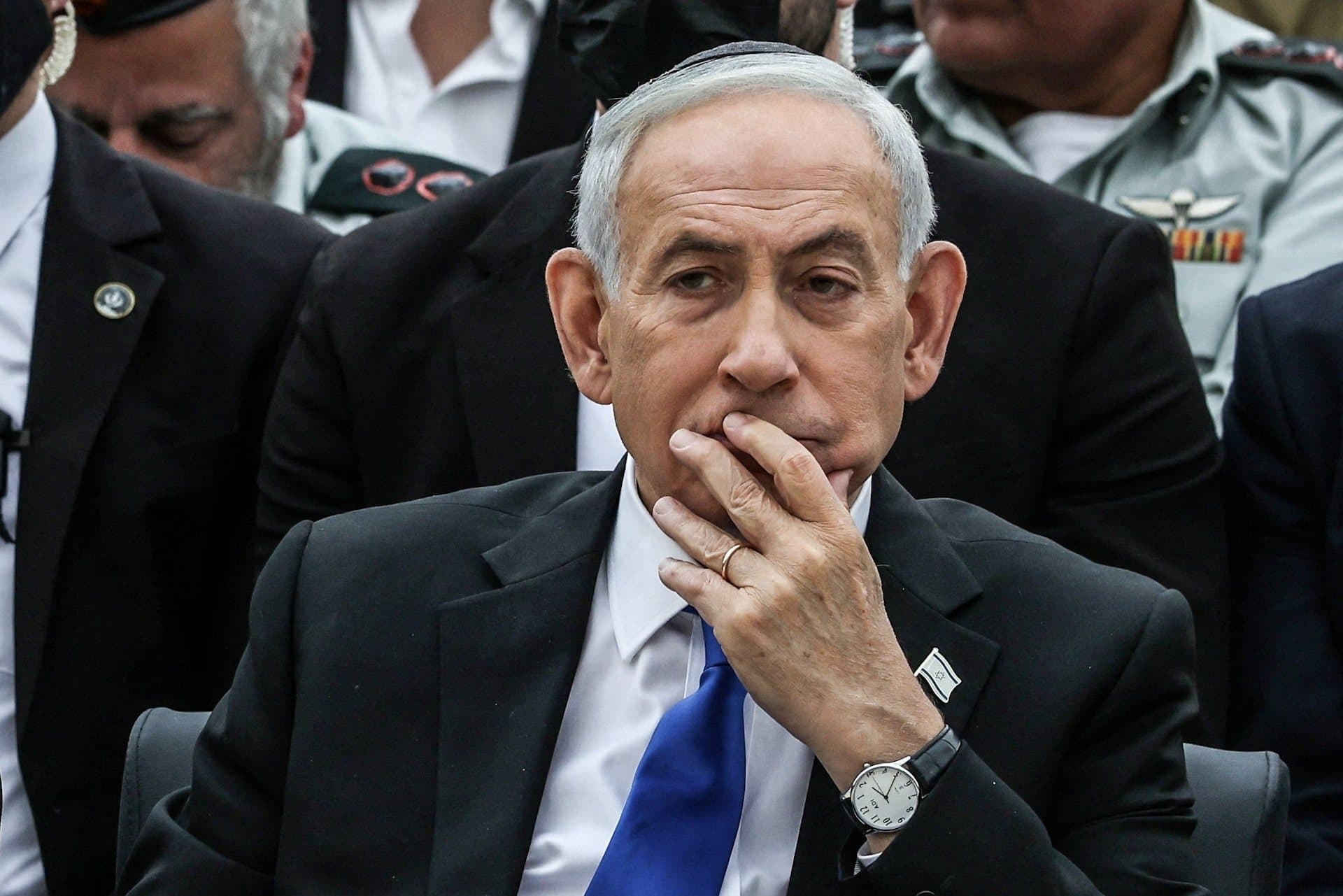 Netanyahu drops out of Israel election by...?