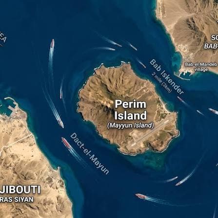 Perim Island no longer under Houthi control by...?
