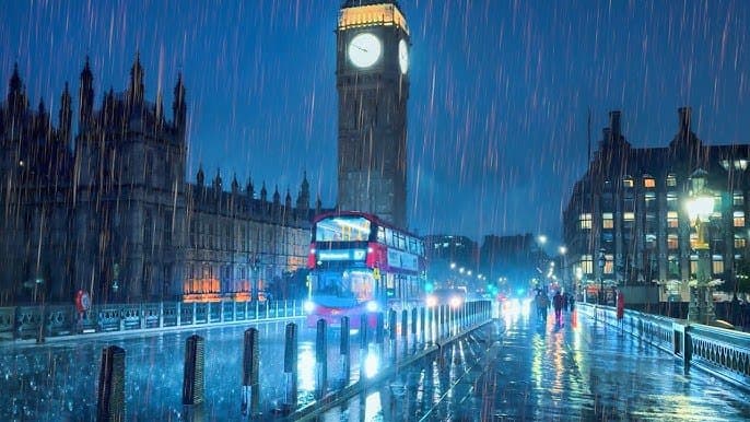 Precipitation in London in September?